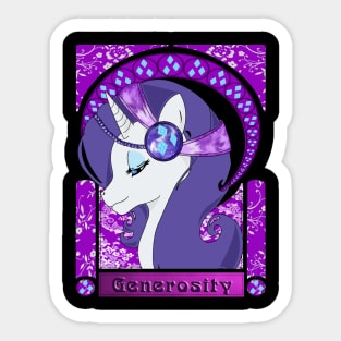 Generosity- Rarity Sticker